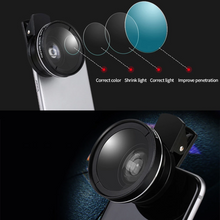 Load image into Gallery viewer, 2 IN 1 Lens Universal Clip 37mm Mobile Phone Lens