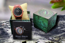 Load image into Gallery viewer, Men&#39;s Personalized Engrave Rose Wood Watches - Custom Engraving