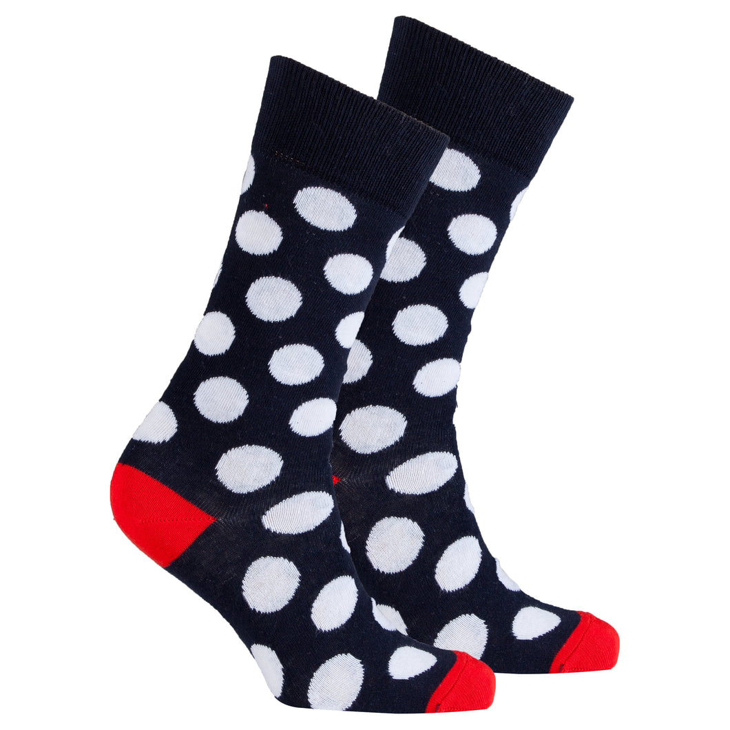 Men's Ruby Marine Dot Socks