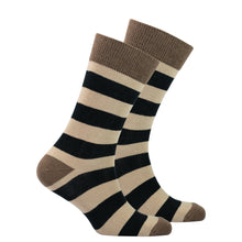 Load image into Gallery viewer, Men&#39;s Sand Stripe Socks