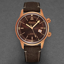 Load image into Gallery viewer, Alpina Men&#39;s AL525BR4H4 &#39;Seastrong&#39; Diver Heritage Brown Dial Bronze