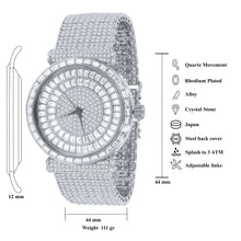 Load image into Gallery viewer, FOXY CZ ICED OUT WATCH | 5110341