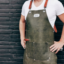 Load image into Gallery viewer, &quot;The Premium X-Cross&quot; - The Best Leather Cross Back Apron