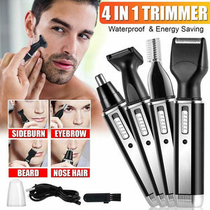 4 In 1 Electric Shaving Nose Ear Trimmer Safety Face Beard Care SP