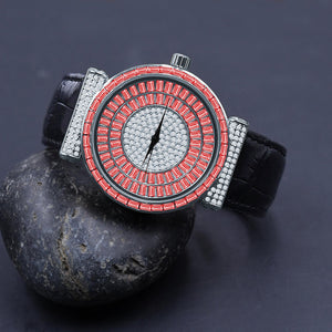 Plaltial Bling Leather Watch | 5110356