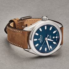 Load image into Gallery viewer, Alpina Men&#39;s AL240NS4E6 &#39;Alpiner&#39; Blue Dial Brown Leather Strap Swiss