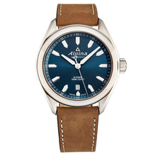 Load image into Gallery viewer, Alpina Men&#39;s AL240NS4E6 &#39;Alpiner&#39; Blue Dial Brown Leather Strap Swiss