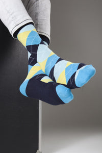 Men's Aspen Gold Argyle Socks