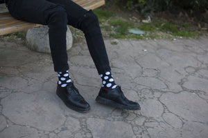 Men's Ruby Marine Dot Socks