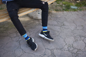 Men's Bluebird Stripe Socks