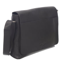 Load image into Gallery viewer, CLUB ROCHELIER MESSENGER FLAP CROSSBODY LEATHER BAG