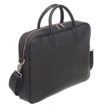 Load image into Gallery viewer, CLUB ROCHELIER TOP HANDLE MESSENGER LEATHER BRIEFCASE