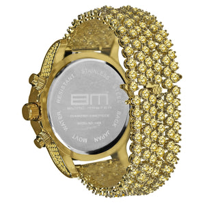 BURNISH CZ ICED OUT WATCH | 5110294
