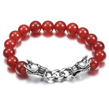 Load image into Gallery viewer, Red Agate Dragon powerful Bracelet