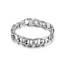 Load image into Gallery viewer, Crocodile Grain Carving Cuban Link Bracelet