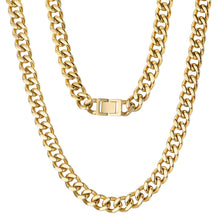Load image into Gallery viewer, 12mm Gold Hip Hop Cuban Chain Necklace