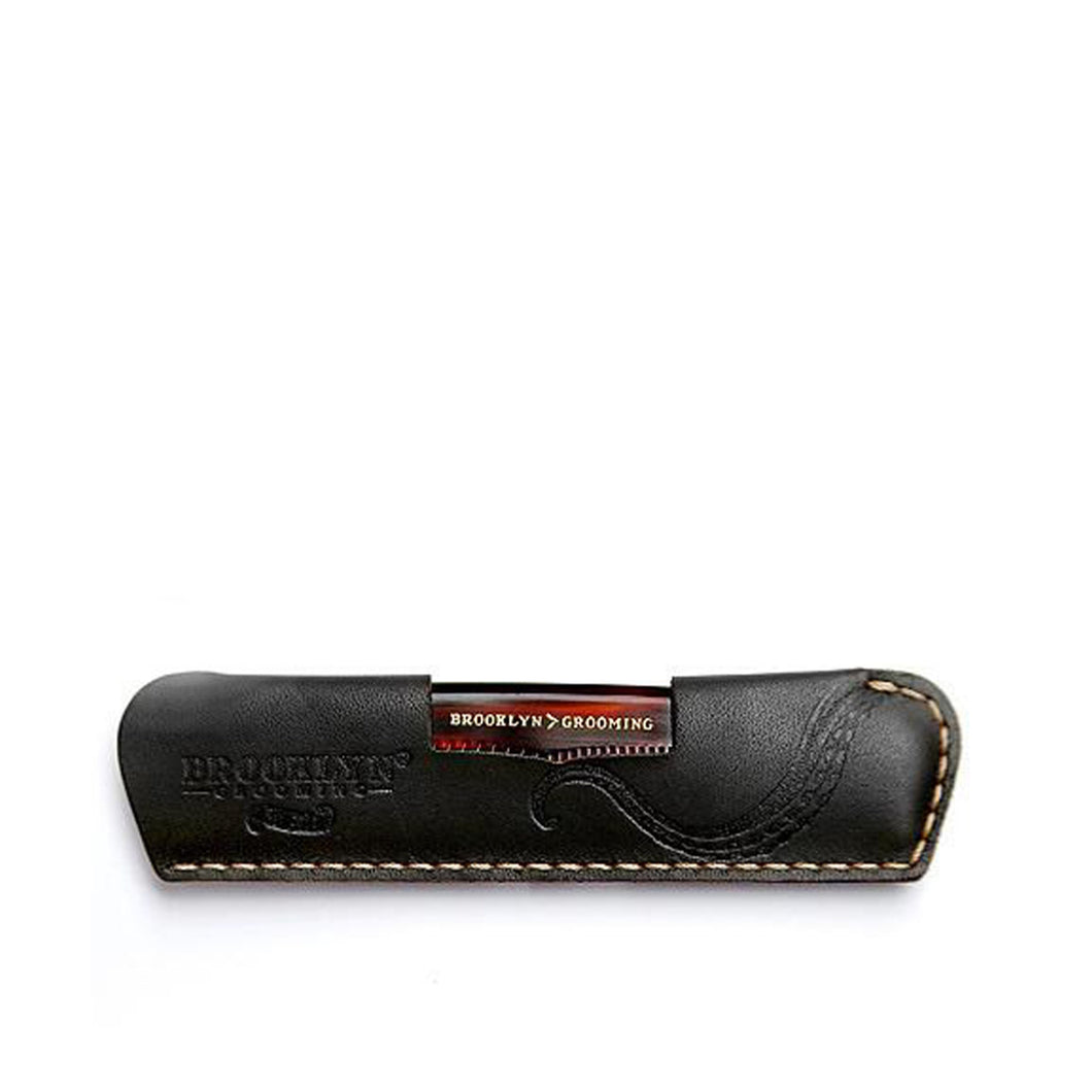 Leather Comb Sleeve with Pocket Comb