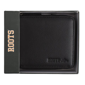 Leather Zip-Around Coin Wallet with RFID Protection