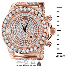Load image into Gallery viewer, BURNISH CZ ICED OUT WATCH | 5110295