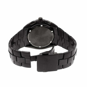 Seiko SNAD11 Arctura Ion-Plated Black Dial Men's Alarm Chronograph