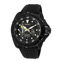 Load image into Gallery viewer, Seiko SRH013 Velatura Kinetic Direct Drive Black Dial Men&#39;s Rubber
