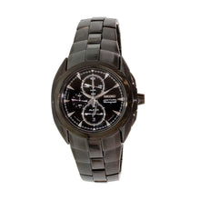 Load image into Gallery viewer, Seiko SNAD11 Arctura Ion-Plated Black Dial Men&#39;s Alarm Chronograph