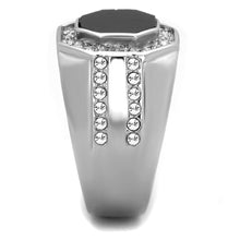 Load image into Gallery viewer, Men Stainless Steel Synthetic Crystal Rings TK2066
