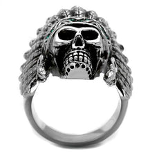 Load image into Gallery viewer, Men Stainless Steel Synthetic Crystal Rings TK2245
