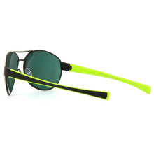 Load image into Gallery viewer, TAG Heuer LRS 0253 309 Black / Green 62mm Polarized Green Lens Aviator