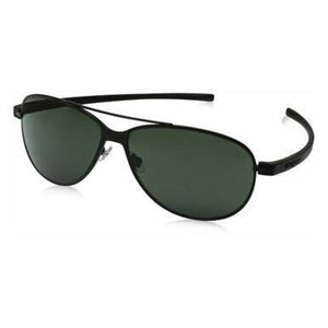 TAG Heuer Reflex 3982-301 Black Green Outdoor Aviator Sunglasses