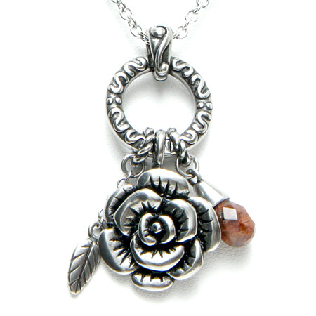 The Charmed Rose Necklace
