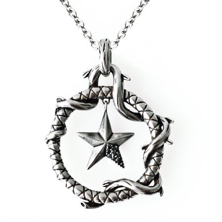 The Ringed Pentacle Necklace