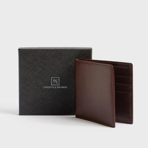 Genuine Leather Men’s Luxury Bi-Fold Wallet