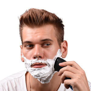 Electric Shaver Razor Wet Dry Rotary Shaver with Pop Up Trimmer