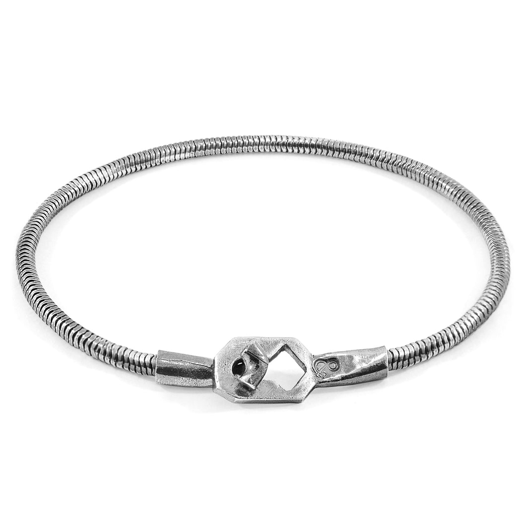 Tenby Mooring Silver Chain Bracelet