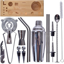 Load image into Gallery viewer, 20 Piece Bar Tool Set Stainless Steel Bartender Kit