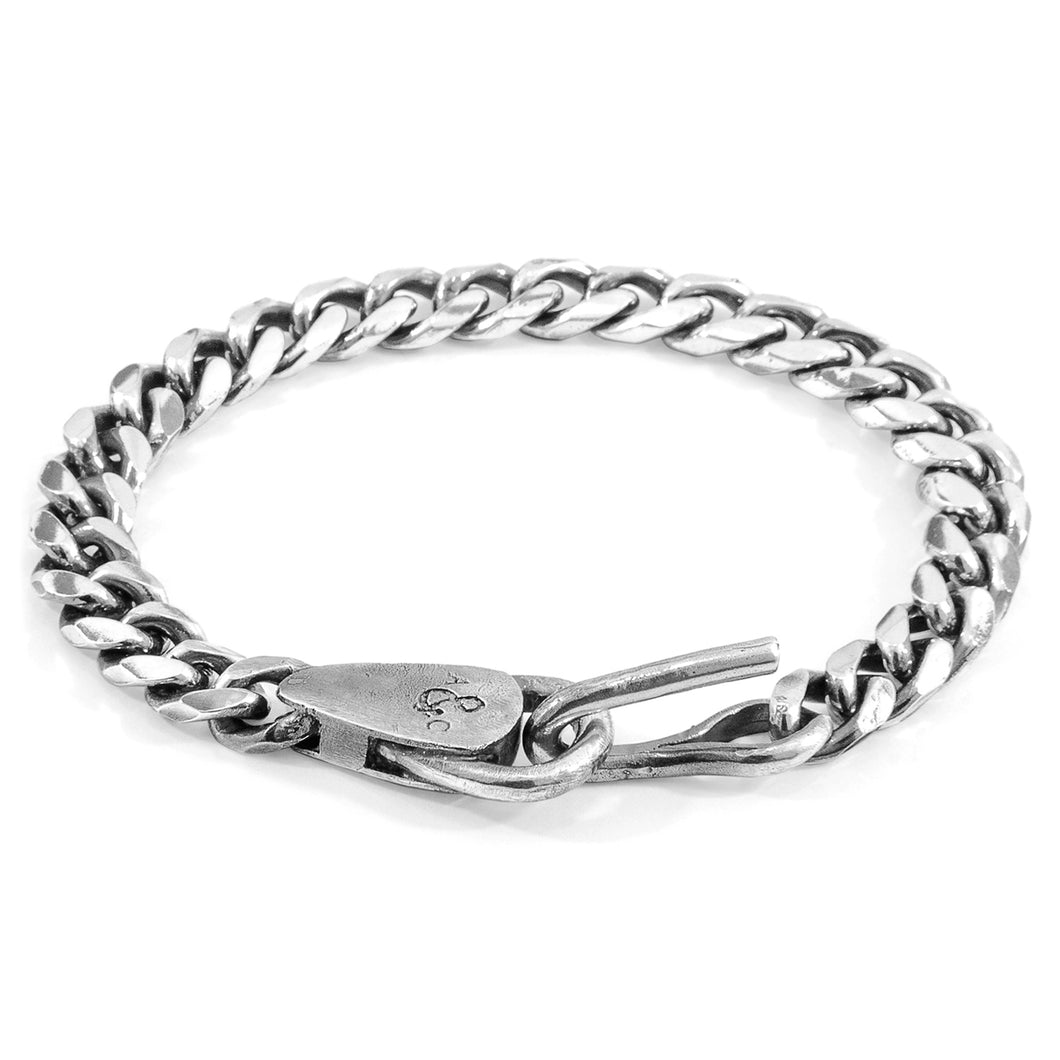 Pembroke Mooring Silver Chain Bracelet
