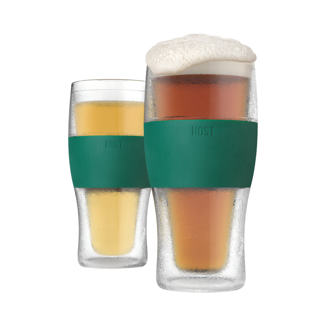 Beer FREEZEª Cooling Cups in Green (set of 2) by HOST¨