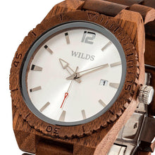 Load image into Gallery viewer, Men&#39;s Custom Engrave Walnut Wooden Watch - Personalize Your Watch