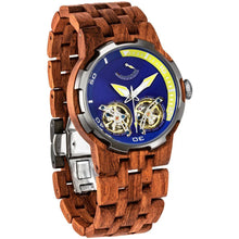 Load image into Gallery viewer, Men&#39;s Dual Wheel Automatic Kosso Wood Watch - For High End Watch